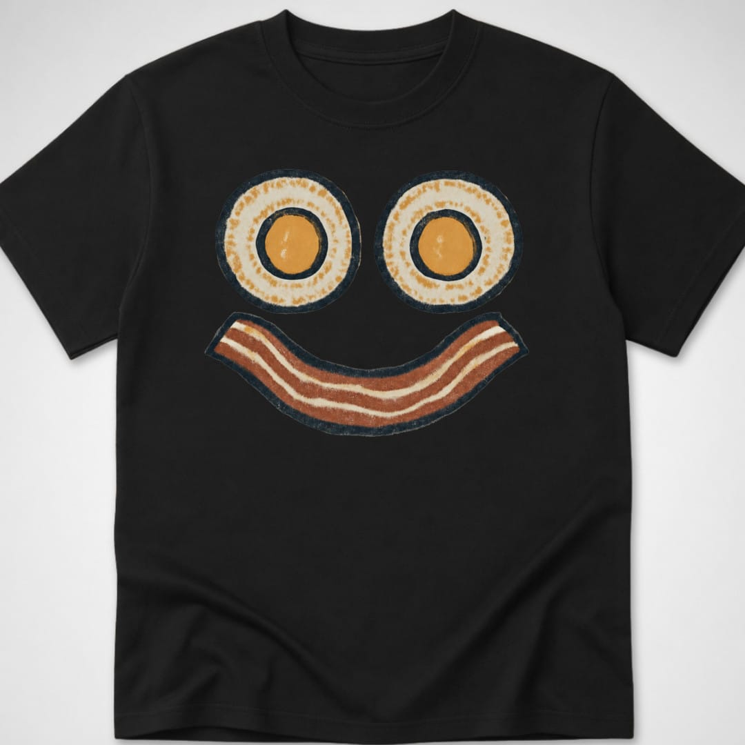 Sunnyside Smirk — Youth Tee — Black