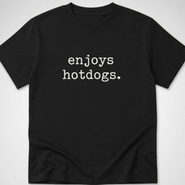 enjoys hotdogs — Youth Tee