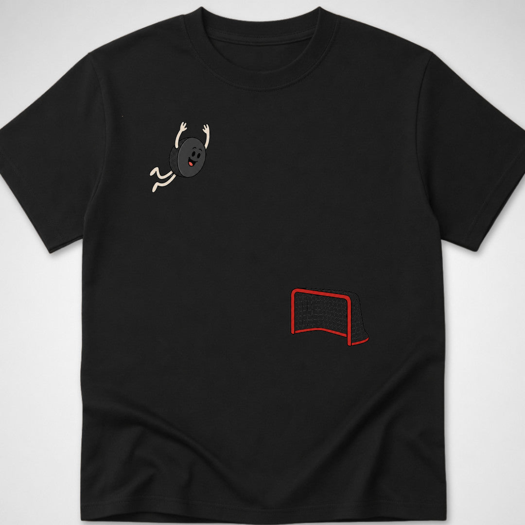 Hockey Dive — Youth Tee — Black