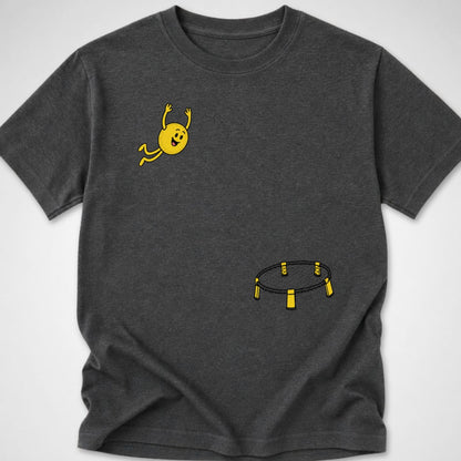 Spikeball Dive — Youth Tee — Dark Heather