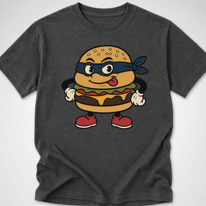 Burger Burglar — Youth Tee — Dark Heather
