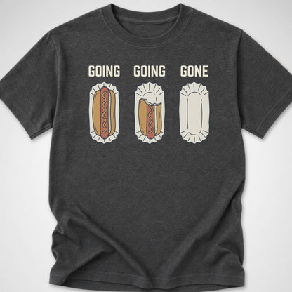 Going Going Gone — Youth Tee — Dark Heather
