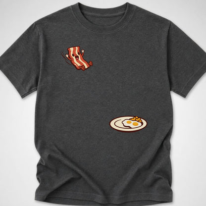 Bacon Jump — Youth Tee — Dark Heather