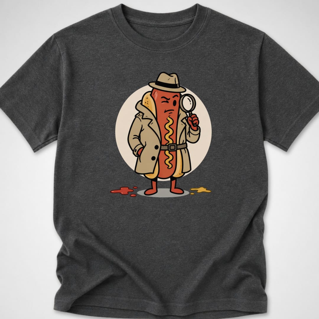 Detective Dog — Youth Tee — Dark Heather