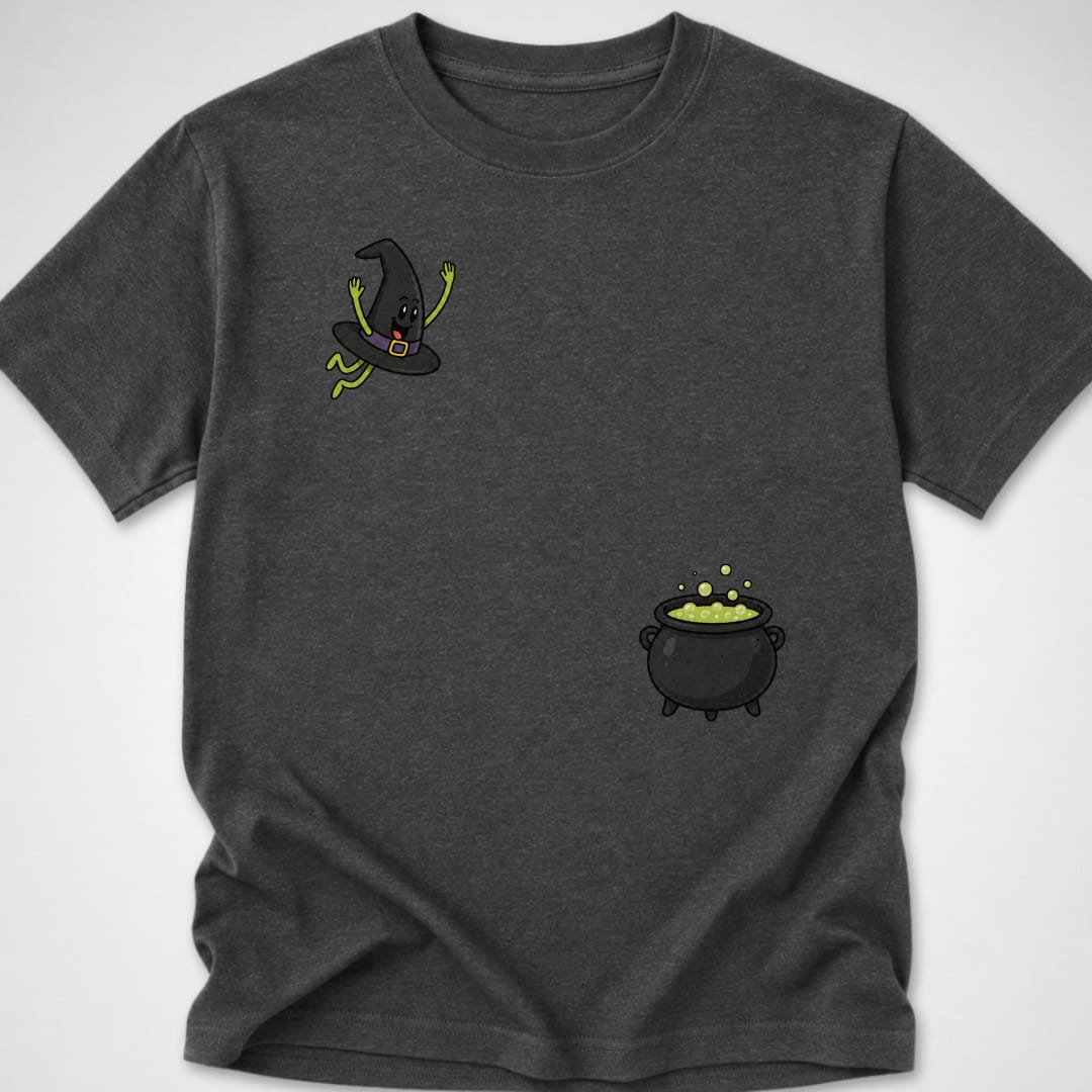 Witch Hat Dive — Youth Tee — Dark Heather