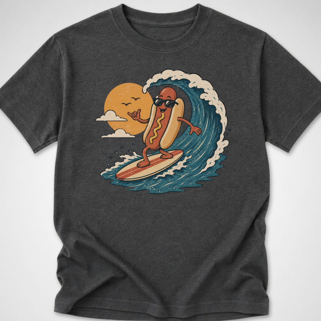 Hotdog Surf Club — Youth Tee — Dark Heather