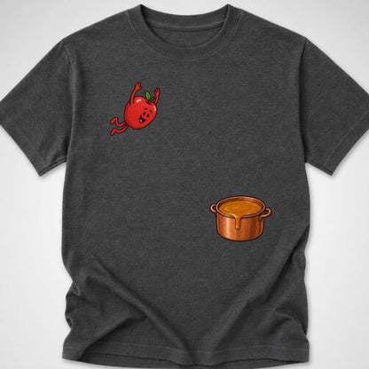 Caramel Apple Dive — Youth Tee — Dark Heather