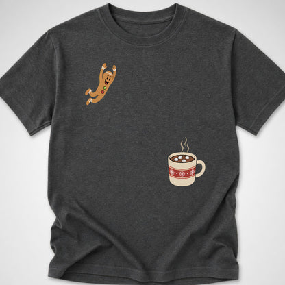 Gingerbread Dive — Youth Tee — Dark Heather