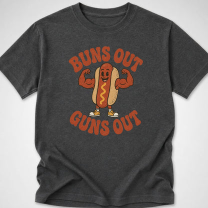 Bun's Out — Youth Tee — Dark Heather