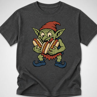 Glizzy Goblin — Youth Tee — Dark Heather