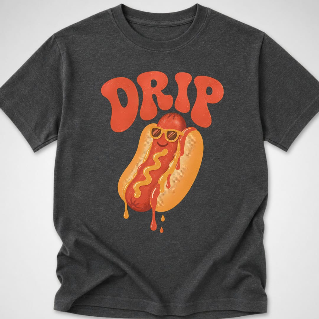 Drip — Youth Tee — Dark Heather