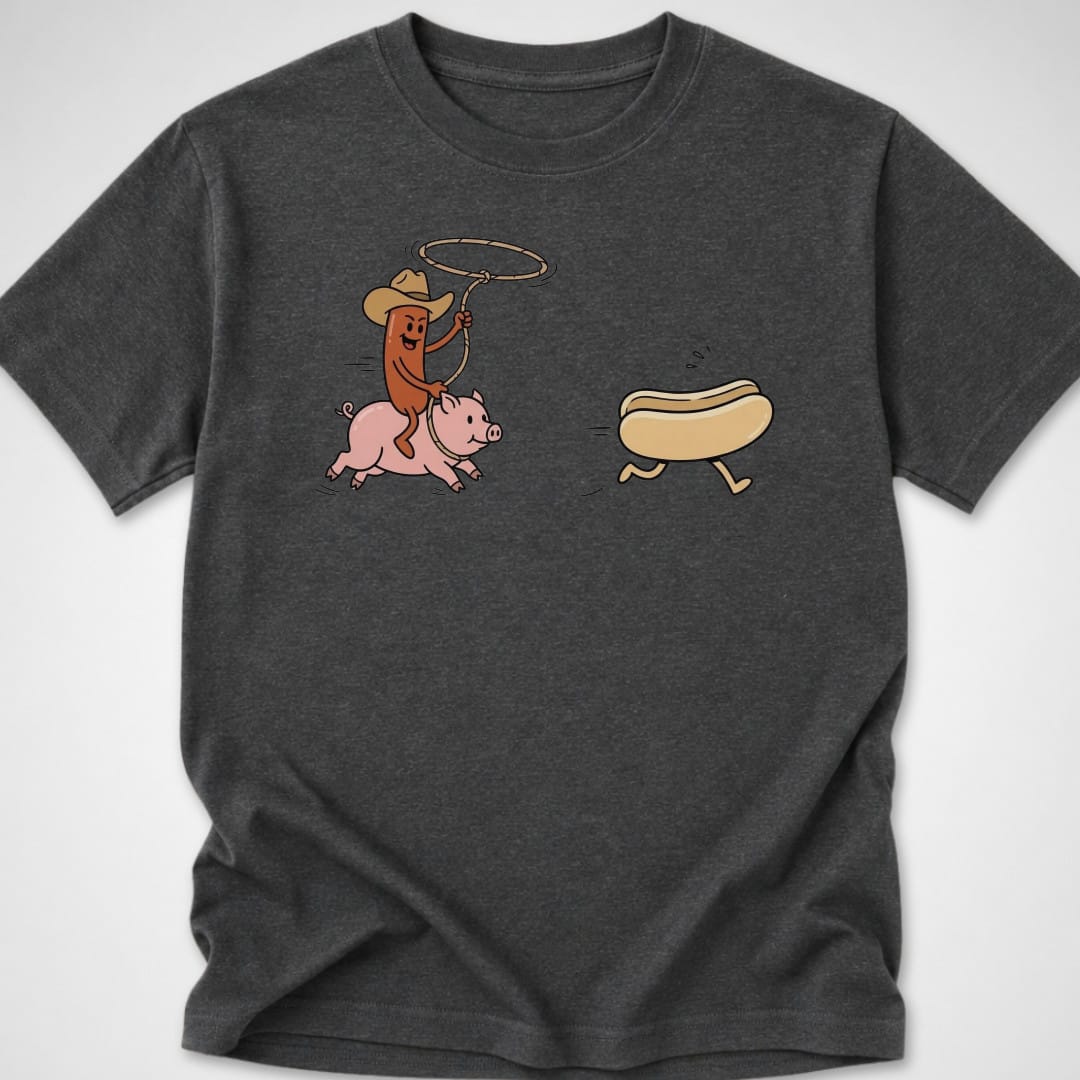 Outlaw Dog — Youth Tee — Dark Heather