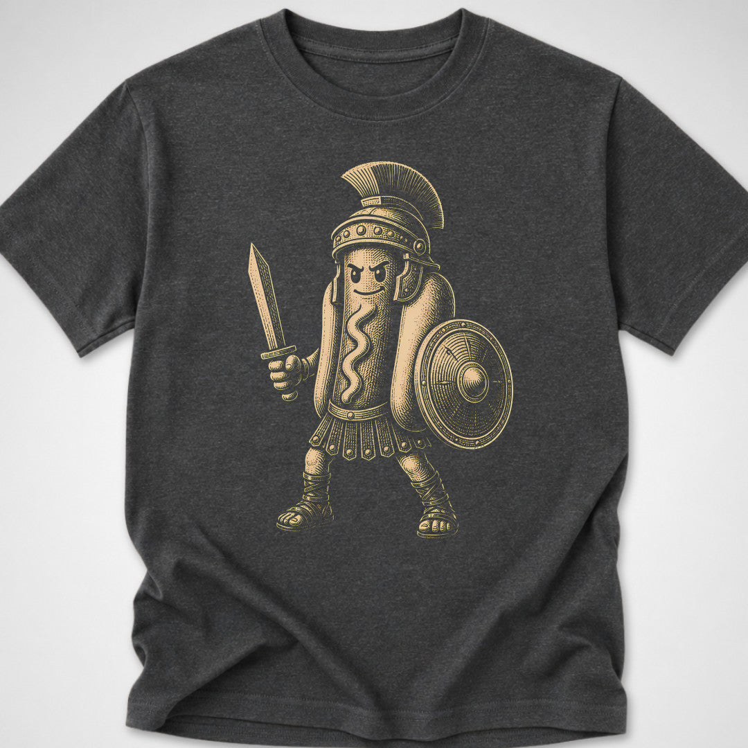 Glizzy Gladiator — Youth Tee — Dark Heather