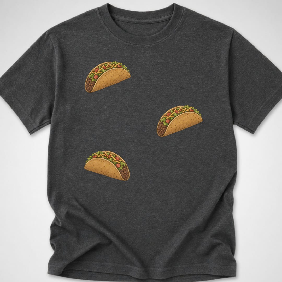 3 Tacos — Youth Tee — Dark Heather