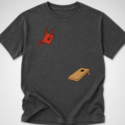 Bag Dive — Youth Tee — Dark Heather