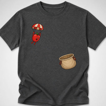 Apple Picking Dive — Youth Tee — Dark Heather