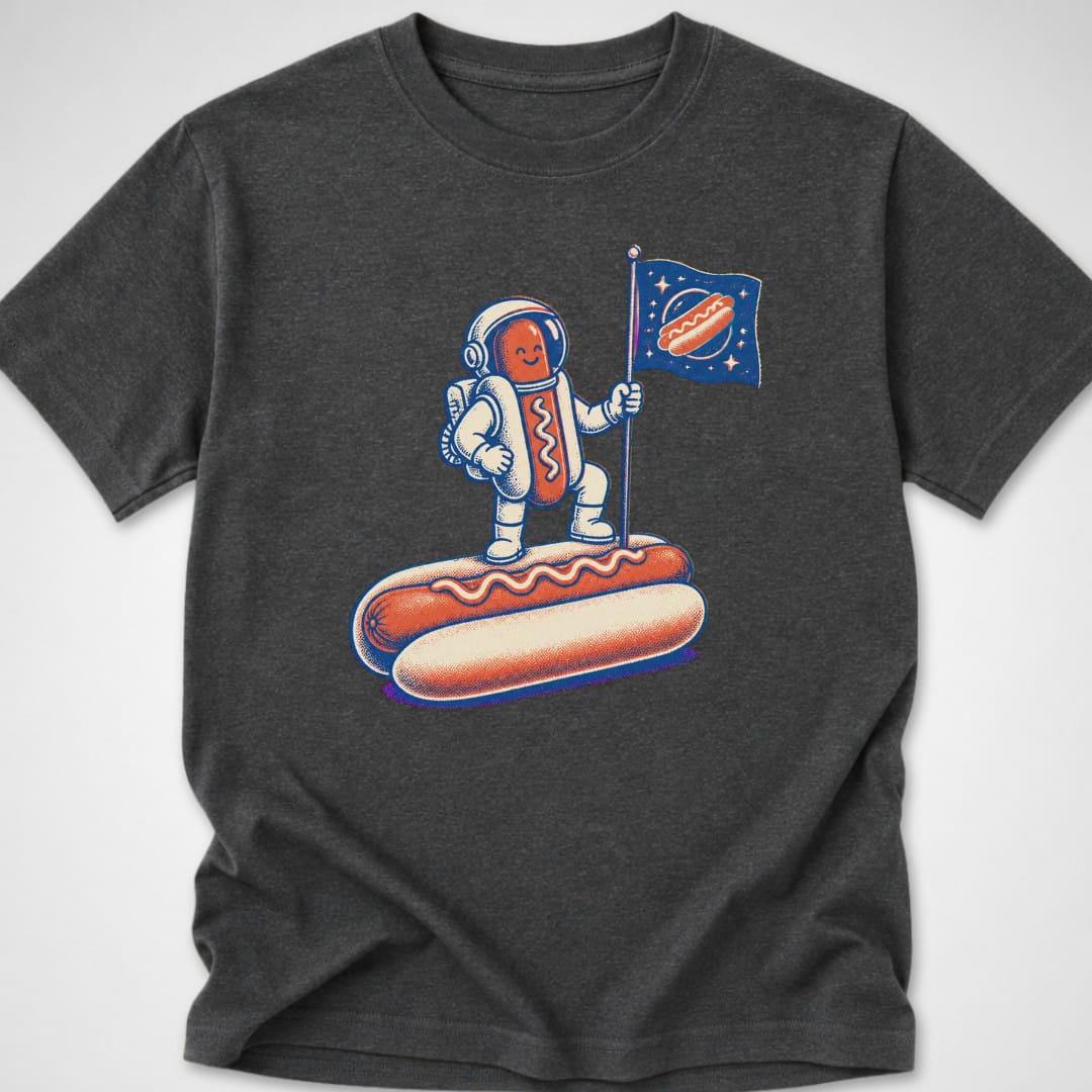 Space Dog — Youth Tee — Dark Heather