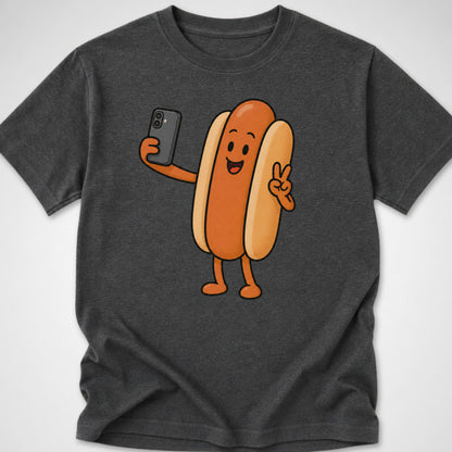 Frank's Selfie — Youth Tee — Dark Heather