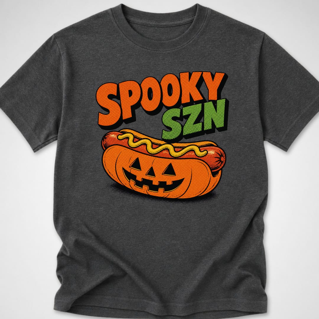 Spooky Szn — Youth Tee — Dark Heather