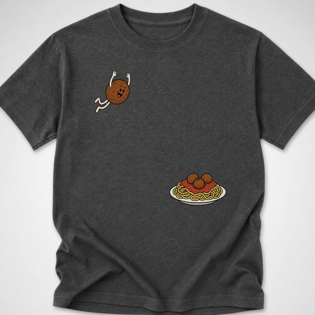 Meatball Dive — Youth Tee — Dark Heather