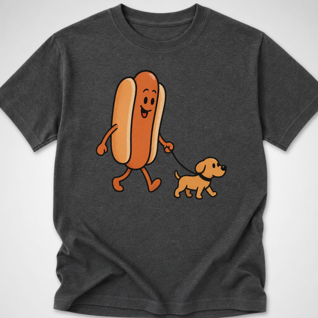 Frank's Dog Walk — Youth Tee — Dark Heather