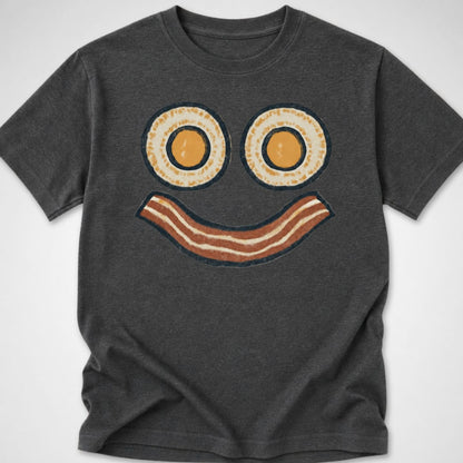 Sunnyside Smirk — Youth Tee — Dark Heather