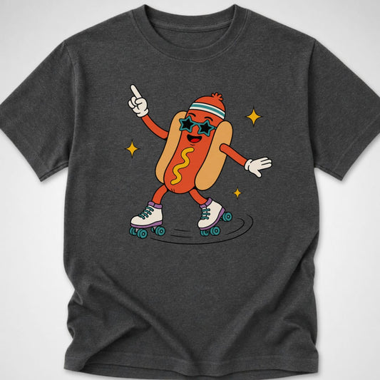 Disco Dog — Youth Tee — Dark Heather