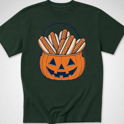 Trick or Glizzy — Youth Tee — Forest Green