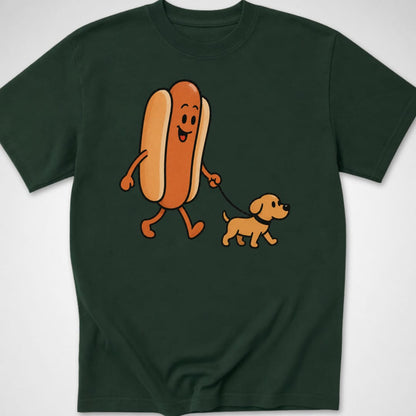 Frank's Dog Walk — Youth Tee — Forest Green