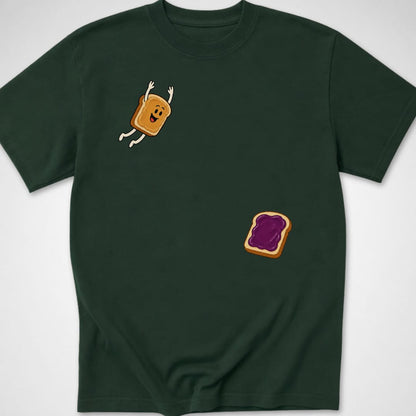PB&J Dive — Youth Tee — Forest Green