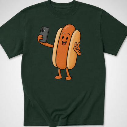Frank's Selfie — Youth Tee — Forest Green
