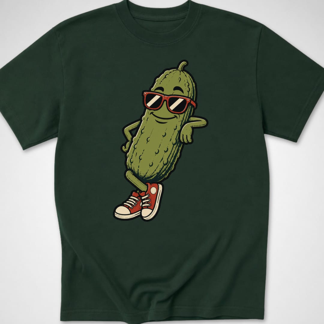 The Pickle Lean — Youth Tee — Forest Green