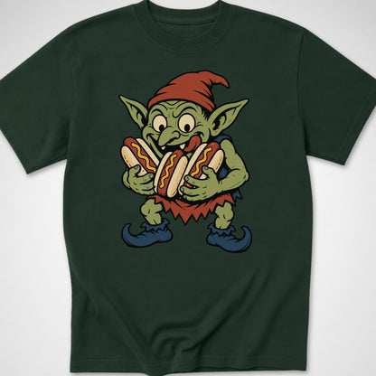 Glizzy Goblin — Youth Tee — Forest Green
