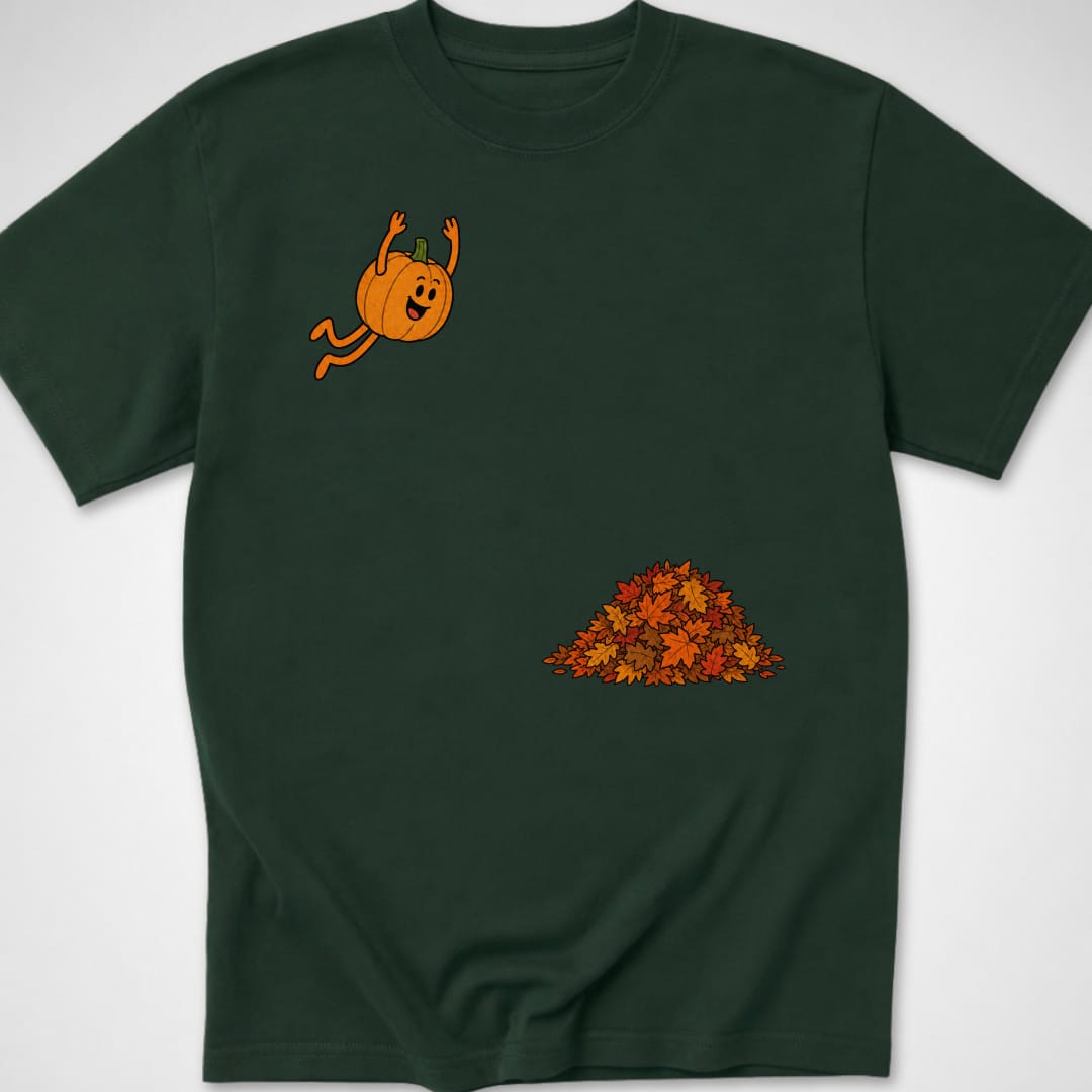 Pumpkin Dive — Youth Tee — Forest Green