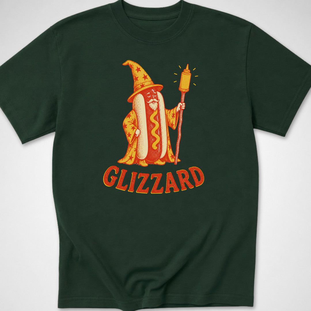 Glizzard — Youth Tee — Forest Green