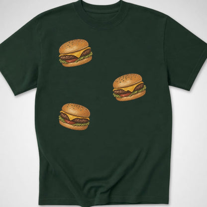 3 Burgers — Youth Tee — Forest Green