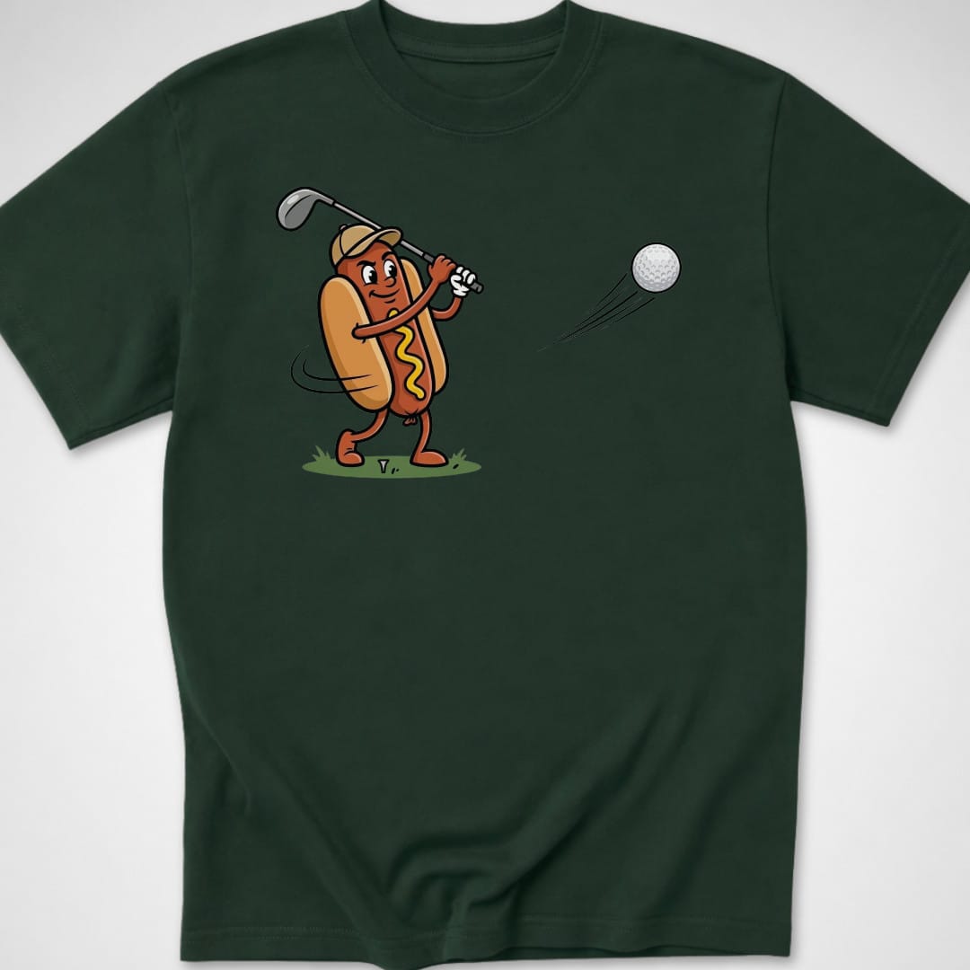 Dog Drive — Youth Tee — Forest Green