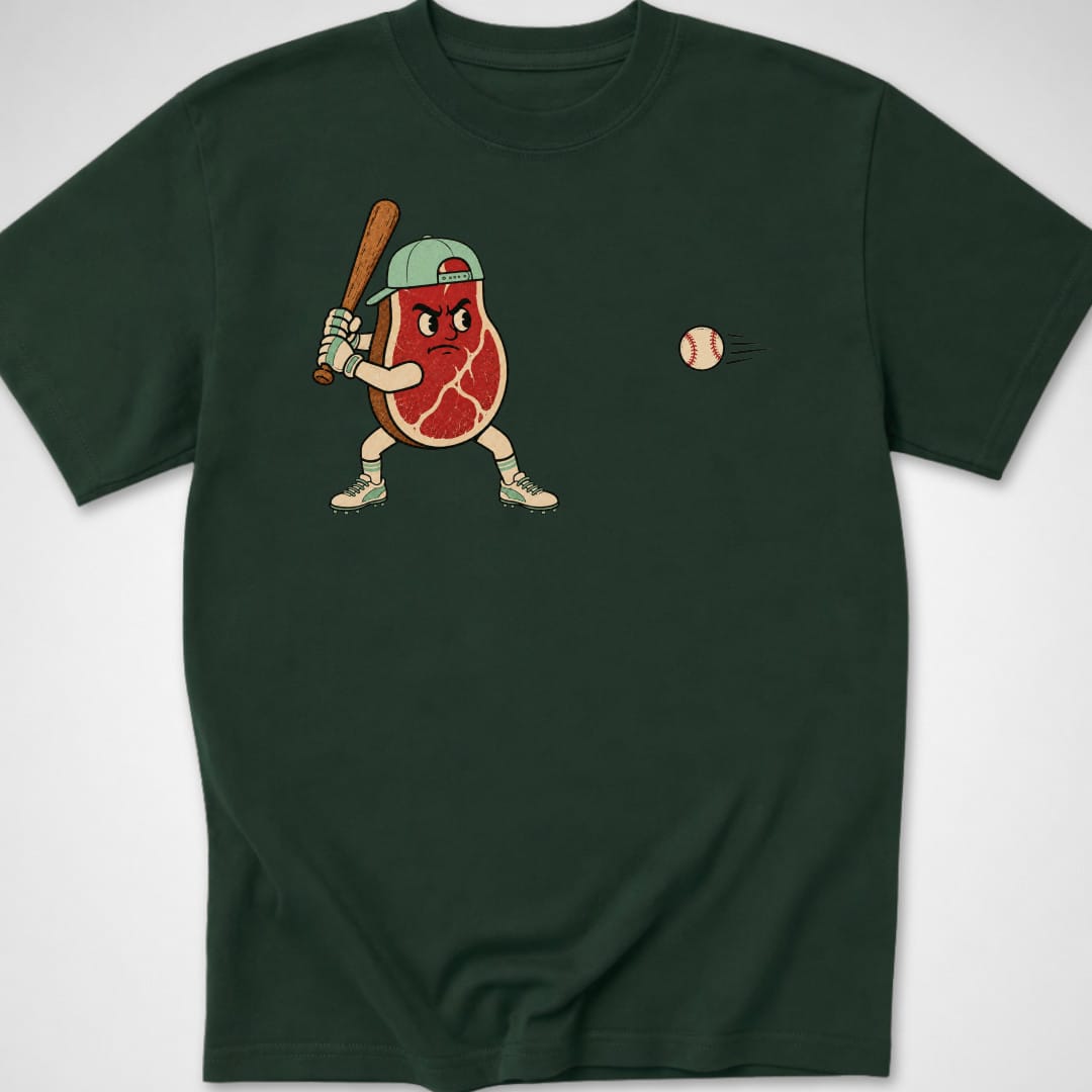Meat Masher — Youth Tee — Forest Green