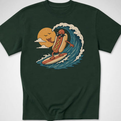 Hotdog Surf Club — Youth Tee — Forest Green