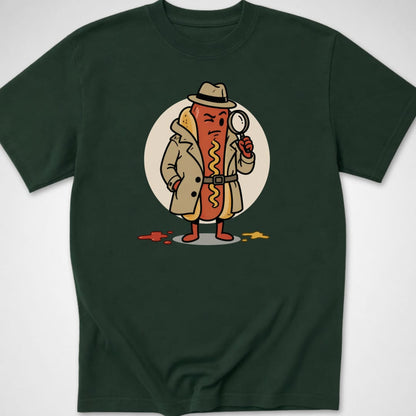 Detective Dog — Youth Tee — Forest Green