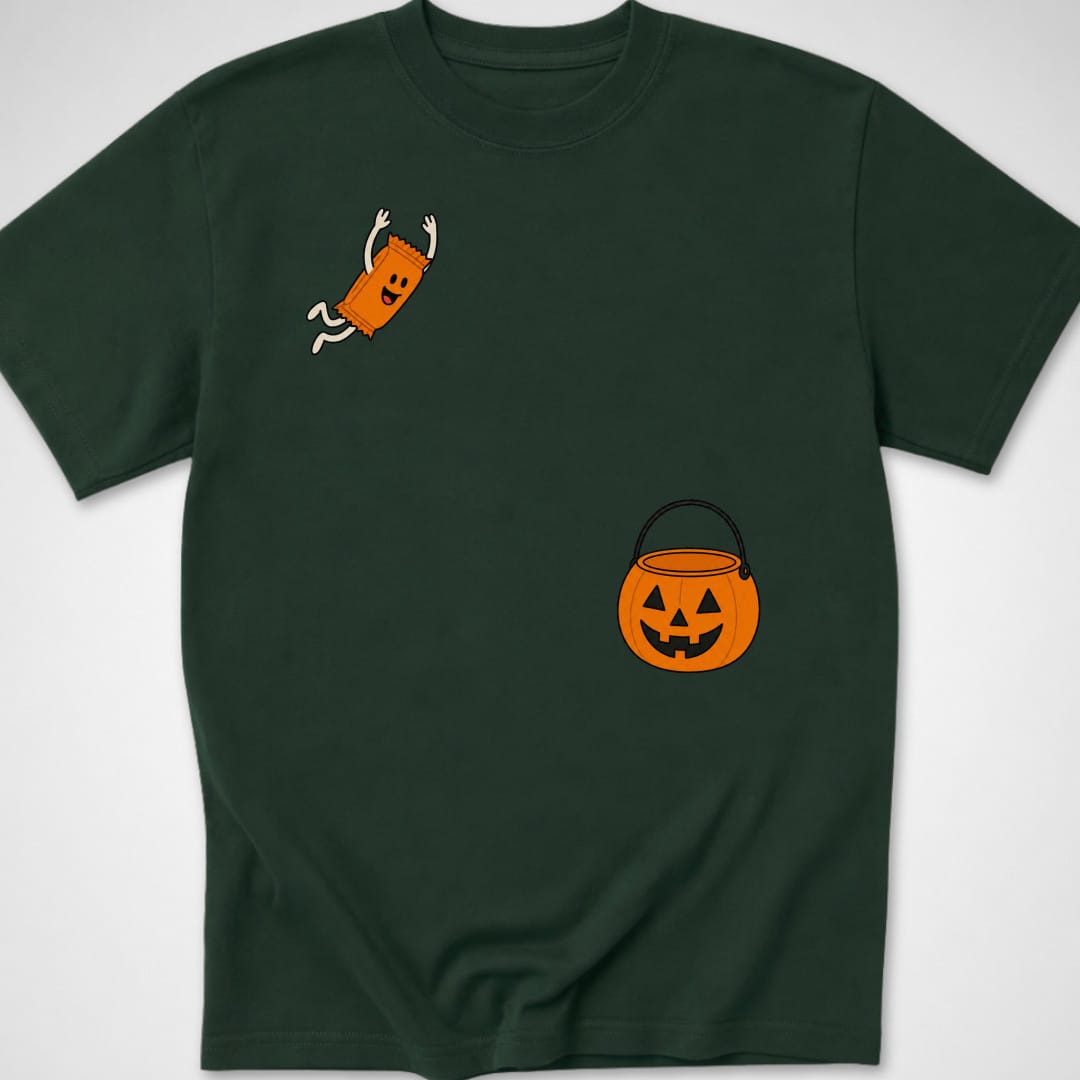 Candy Bar Dive — Youth Tee — Forest Green
