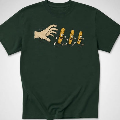 Gimmie Those Fries — Youth Tee — Forest Green