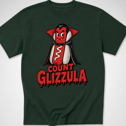 Count Glizzula — Youth Tee — Forest Green