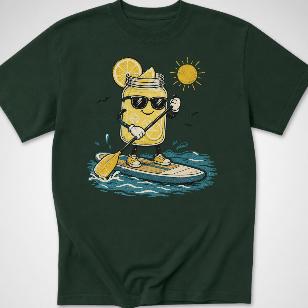 Lemonade Livin' — Youth Tee — Forest Green