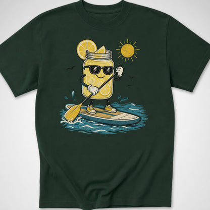 Lemonade Livin' — Youth Tee — Forest Green