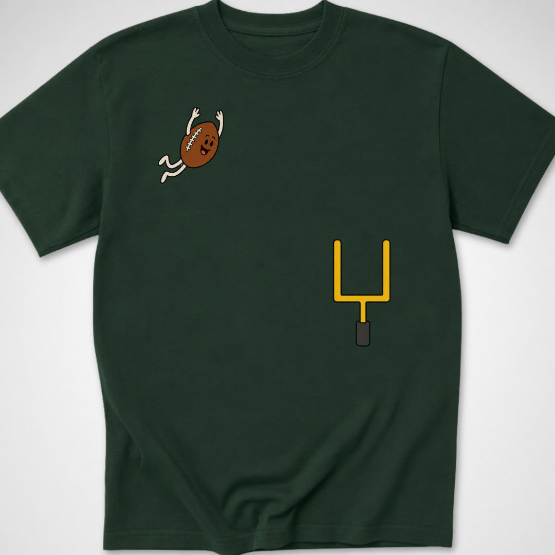Football Dive — Youth Tee — Forest Green