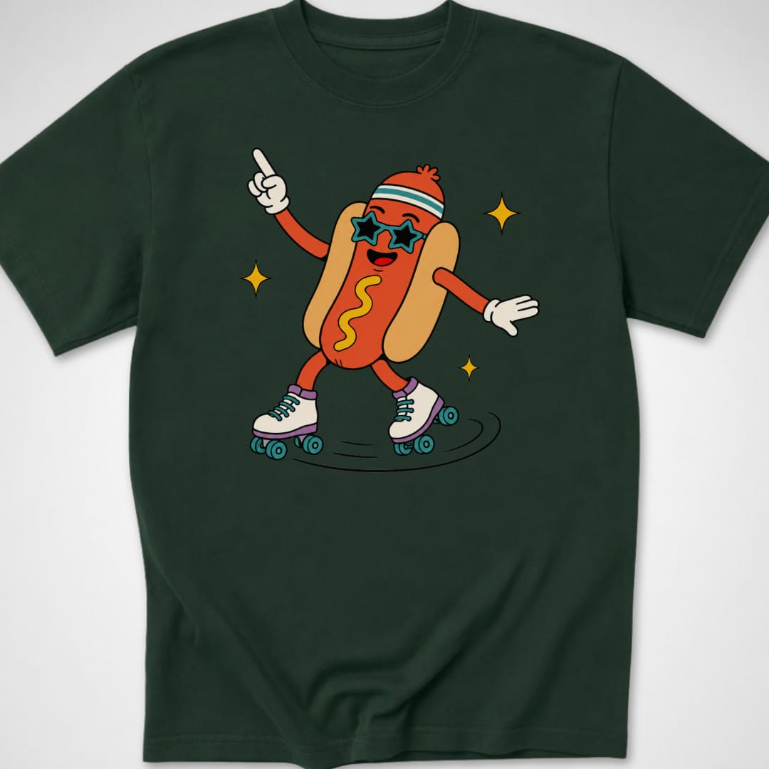 Disco Dog — Youth Tee — Forest Green
