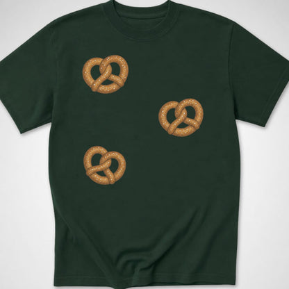 3 Pretzels — Youth Tee — Forest Green