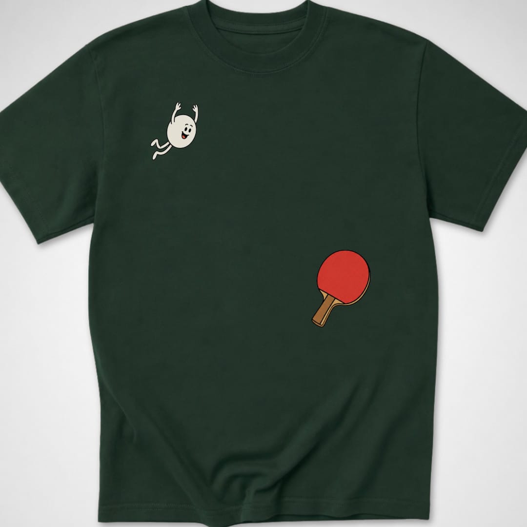 Ping Pong Dive — Youth Tee — Forest Green