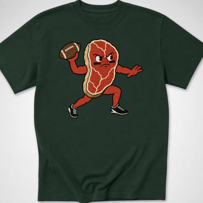 Prime Time Steak — Youth Tee — Forest Green